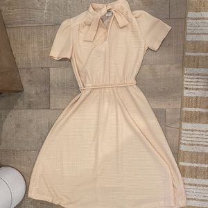 1960s pussy bow dress. Sears